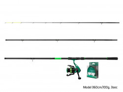 SET FEEDER GREENFEED 300CM/100G + 3T + METHOD FEED 200M