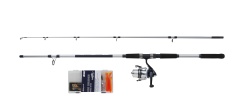 SET LANSETA SHAKESPEARE SALT COD CRUSHER 8FT/2.40M 30-120G 2SEC + MULINETA 5000