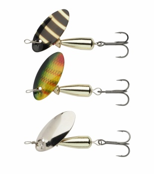 SET LINGURITE ROTATIVE ABU GARCIA DROPPEN BUGGA 5CM / 10G 3-PACK - Img 4
