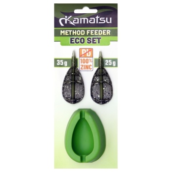 SET METHOD FEEDER KAMATSU 2 MOMITOARE 25+35GR+MOULD ECO LIGHT - Img 2