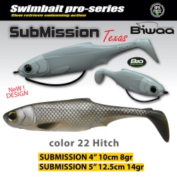 SHAD BIWAA SUBMISSION 4 10CM 22 HITCH 4BUC/PLIC