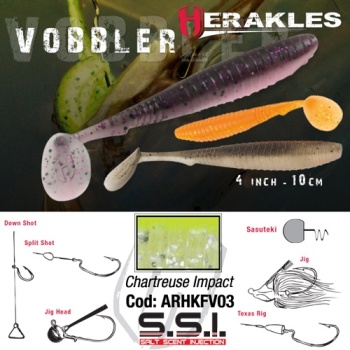 SHAD HERAKLES VOBBLER 4 10cm CHARTREUSE IMPACT