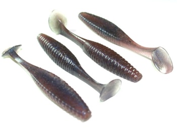 SHAD HIDE UP STAGGER ORIGINAL 3 SALT 7.6CM SN-14 UV AKAKIN 10BUC/PLIC - Img 3
