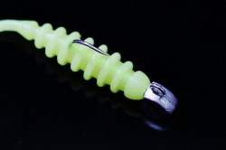 SHAD JACKALL TIDEBEAT1.5INCH CLEAR HL FLAKE 10BUC/PL