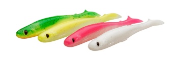SHAD SAVAGE GEAR SLENDER SCOOPE 9CM / DARK WATER MIX 4BUC / PL