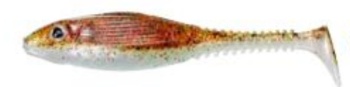 SHAD SENSAS GUNKI GRUBBY SHAD 8.5CM BRN SUG.GR/RED F 6BUC/PL