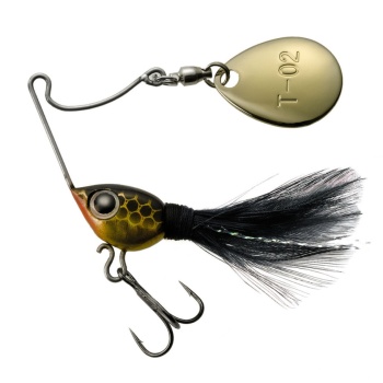 SPINNERBAIT TIEMCO NECROMANCER 6.5GR 45MM 02 HOLO GOLD BLACK