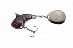 SPINNERTAIL JACKALL DERACOUP 1/4OZ MUDDY BLACK