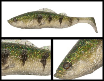 SWIMBAIT ADUSTA PICK TAIL SWIMMER 5 12CM 27GR 203 PERCH