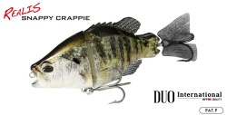 SWIMBAIT DUO REALIS SNAPY CRAPPIE 95CM 30GR ACC3532 WHITE CRAPPIE