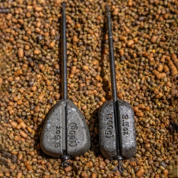 TIJA PLUMB BAG CU AGRAFA RAPIDA AVID CARP OUTLINE FLECKTONE LONG 9CM BAG STEM 5BUC - Img 6