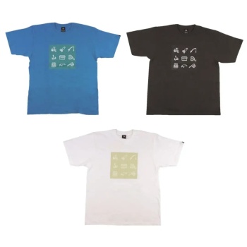 TRICOU DAIWA PRINT SMOKE BLACK MAR.L