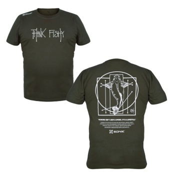TRICOU SONIK T-SHIRT BY THINK FISHY ART XXL