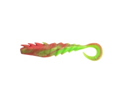 TWISTER BERKLEY GULP NEMESIS PRAWN CURL TAIL 10CM NUCLEAR CHICKEN 4BUC