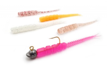 VIERME MUSTAD AJI MICRO BACHI 5CM UV CLEAR PINK 16BUC / PL - Img 2