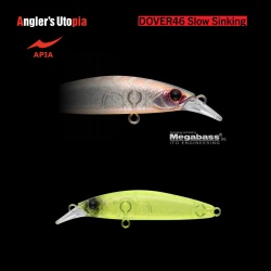 VOBLER APIA DOVER 46 SLOW SINKING 46MM 2.3GR 04 CLEAR CHART GLITTER