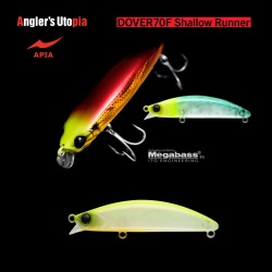 VOBLER APIA DOVER 70F SHALLOW RUNNER 70MM 8.5GR 02 CHART BACK PEARL