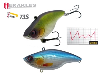 VOBLER HERAKLES BLAZE RATTLE 73 SILENT S 7.3cm 17gr Crome Blue
