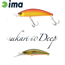 VOBLER IMA SUKARI 60 DEEP 60MM 8GR 010 ORANGE BELLY AYU
