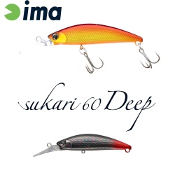 VOBLER IMA SUKARI 60 DEEP 60MM 8GR 014 TITANIUM BLACK 2