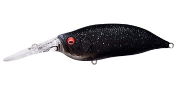 VOBLER MEGABASS IXI SHAD TYPE-3 57mm 7.0gr BLACK HOLE