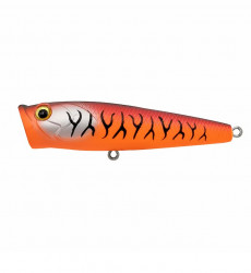 VOBLER MUSTAD BURPY POPPER 6.5CM / 6.3G ORANGE TIGER