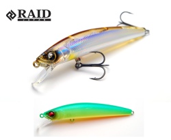 VOBLER RAID LEVEL MINNOW QUIK72 72MM 5.2GR 001 LIME CHART