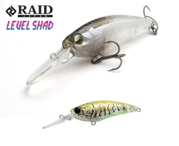 VOBLER RAID LEVEL SHAD 50.3MM 4.3GR SU 014 HIGE SHRIMP