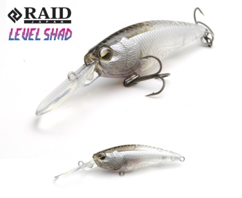 VOBLER RAID LEVEL SHAD 50.3MM 4.3GR SU 030 REAL GINKURO
