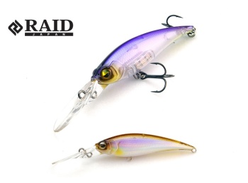 VOBLER RAID LEVEL SHAD SPRINTER 68MR 68MM 5.9GR 003 NEON WAKASAGI
