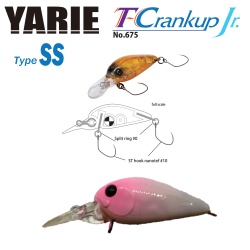 VOBLER YARIE JESPA 675 T-CRANKUP JR TYPE SS 2.8MM 2.1GR CULOARE C30 MATSUPIN