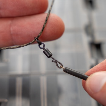 AGRAFA RAPIDA CU ANOU AVID CARP OUTLINE QC RING SWIVEL 10BUC/PLIC - Img 2