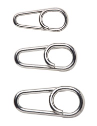 AGRAFA SAVAGE GEAR CUSTOM SALT SPLITRING SNAPS MAR.L 15BUC / PL