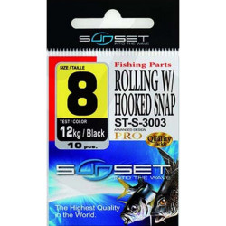 AGRAFA VARTEJ SUNSET ST-S-3003 NO.10 12KG ROLLING HOOKED SNAP