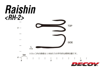ANCORE DUBLE DECOY RH-2 RAISHIN SNAKE HEAD SPECIAL NR.L 3BUC/PLIC - Img 4