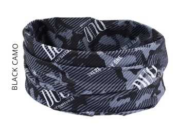 BANDANA DUO UV HEADWEAR BLACK CAMO