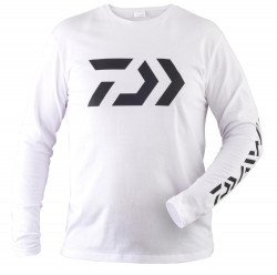 BLUZA DAIWA D-VEC LS WHITE MAR.M