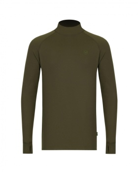 BLUZA KORDA MOCK NECK THERMAL LS SHIRT DARK OLIVE, MAR.XXL