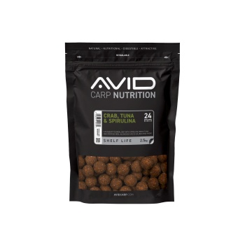 BOILIES AVID CARP CRAB TUNA & SPIRULINA 24MM 2.5KG