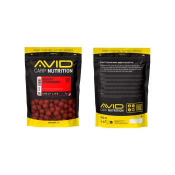 BOILIES AVID CARP SQUID & STRAWBERRY 20MM 1KG - Img 7
