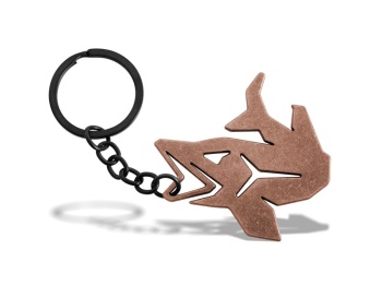 BRELOC CU DESCHIZATOR DE STICLE DELPHIN PIKENER BRONZ