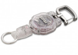 CARABINA RAPALA SMALL RETRACTABLE LANYARD CLEAR