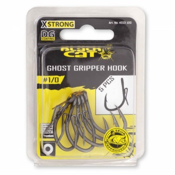 CARLIG BLACK CAT NO.1/0 GHOST GRIPPER HOOK DG COATING