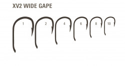 CARLIG CRAP MUSTAD XV2 WIDE GAPE OCHI NICHEL NEGRU 10BUC / PL NR 1
