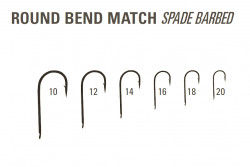 CARLIG MUSTAD ROUND BEND MATCH MU09 BN 10BUC / PL NR.16