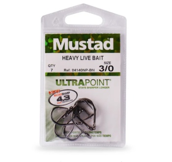 CARLIG MUSTAD ULTRAPOINT BLN O SHANUGHNESSY 3BUC / PL NR.7/0 - Img 4