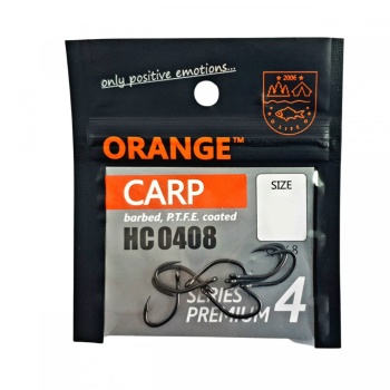 CARLIG ORANGE NO.8 CARP PTFE COATED SERIES PREMIUM 4 8BUC - Img 2