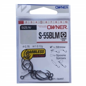 CARLIG OWNER S-55BLM NO.6 MINNOW
