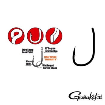 CARLIGE G-CARP SPECIALIST RX BLACK NICKEL NR.4 10BUC/PLIC