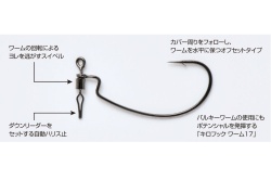 CARLIGE OFFSET DECOY WORM 117 HD NR.1 5BUC/PLIC